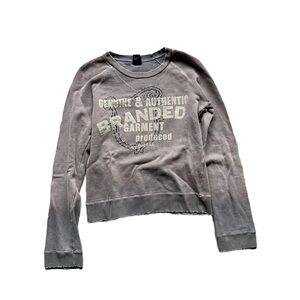 diesel distressed crewneck